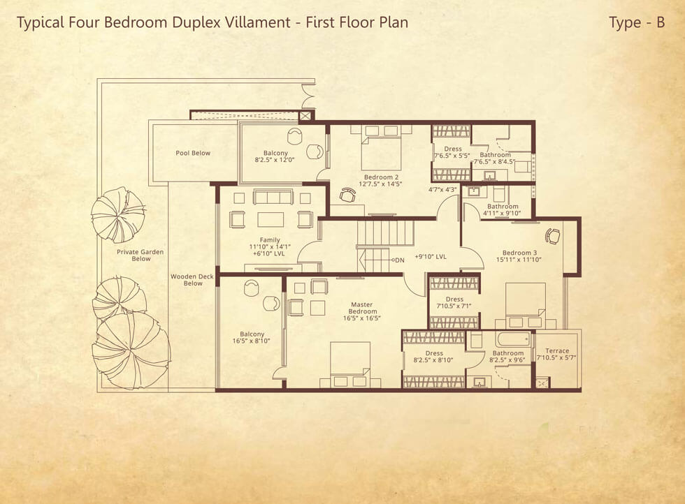 Embassy Grove Duplex Type B Floor Plans (2)